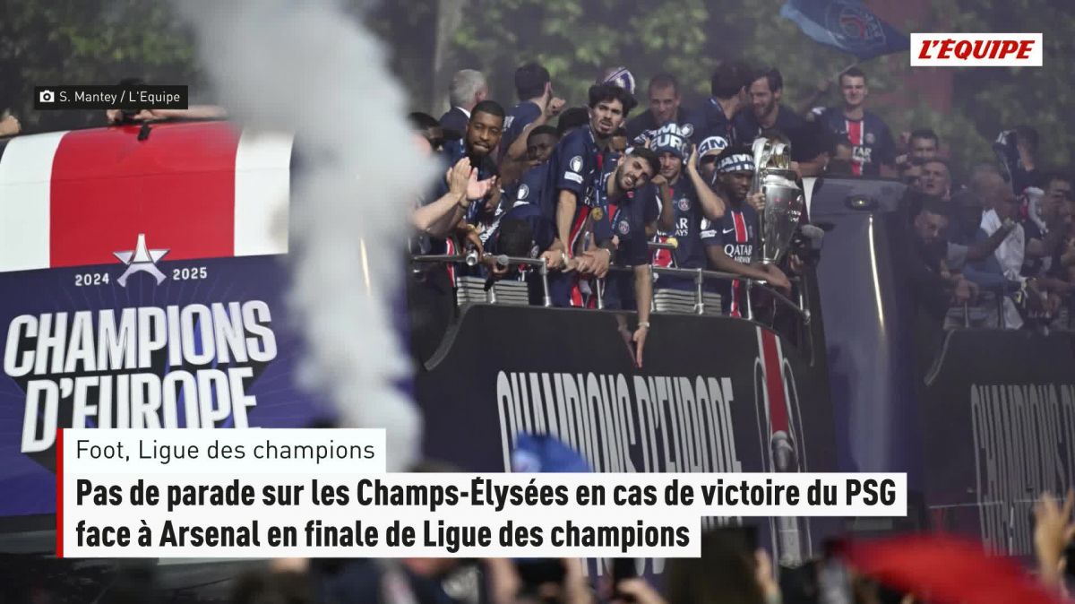 Psg : pas de défilé à Paris en cas de victoire en ligue des champions