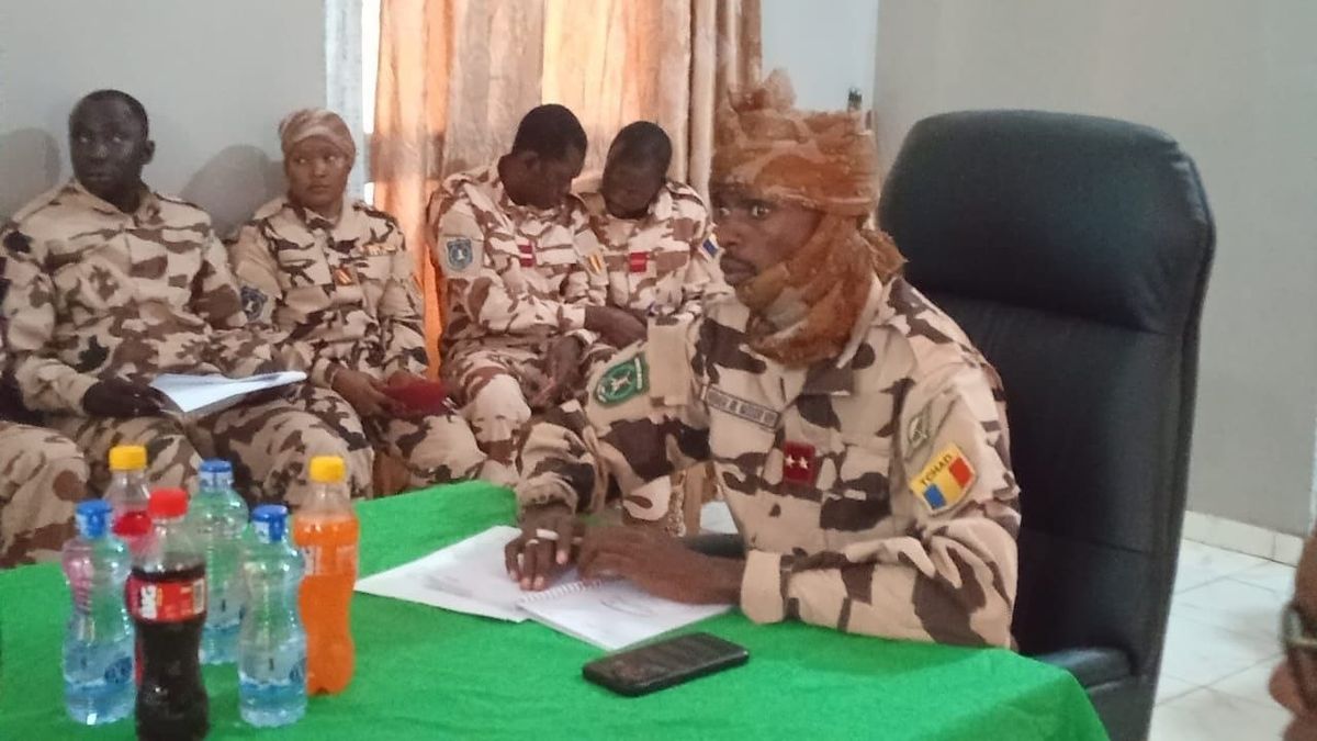 Forces de sécurité mixtes Tchad-RCA en patrouille frontalière