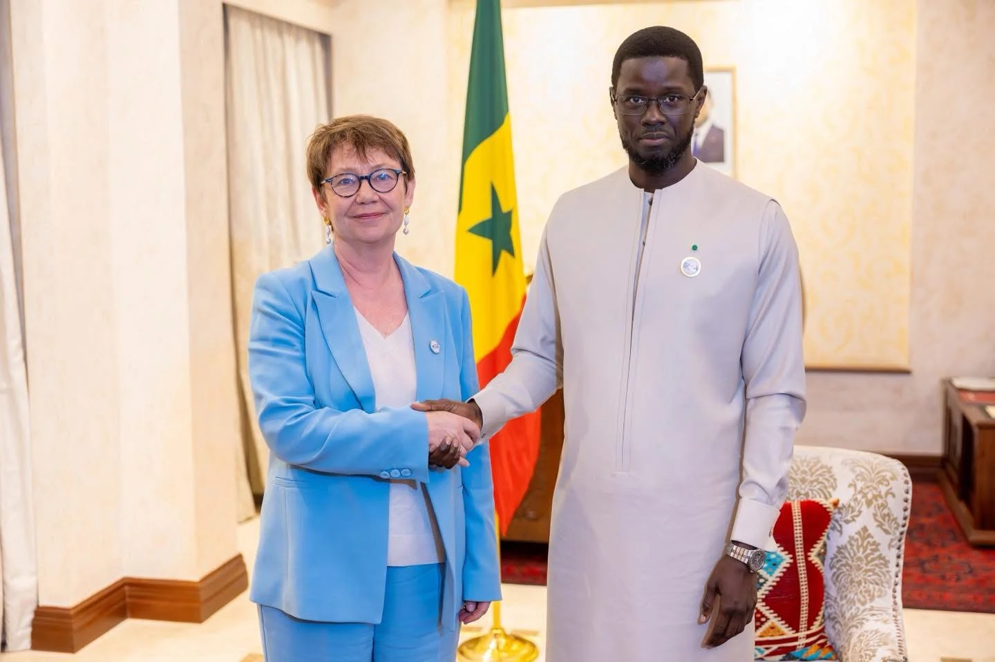 Rencontre entre Bassirou Diomaye Faye et la BERD pour renforcer les investissements au Sénégal