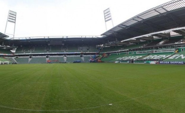 Stade Weserstadion de Brême lors d'un match de football