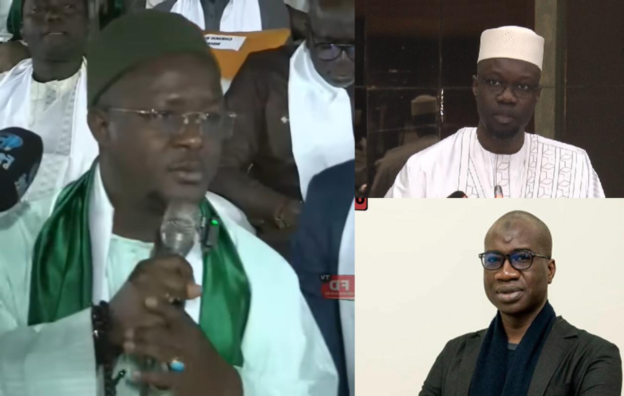 Portait de Ndiaga Seck avec Cheikh Bara Ndiaye en arrière-plan