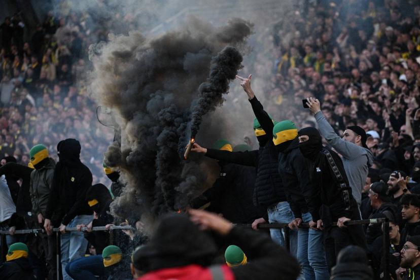 Tribune Loire de la Beaujoire lors du match FC Nantes Toulouse