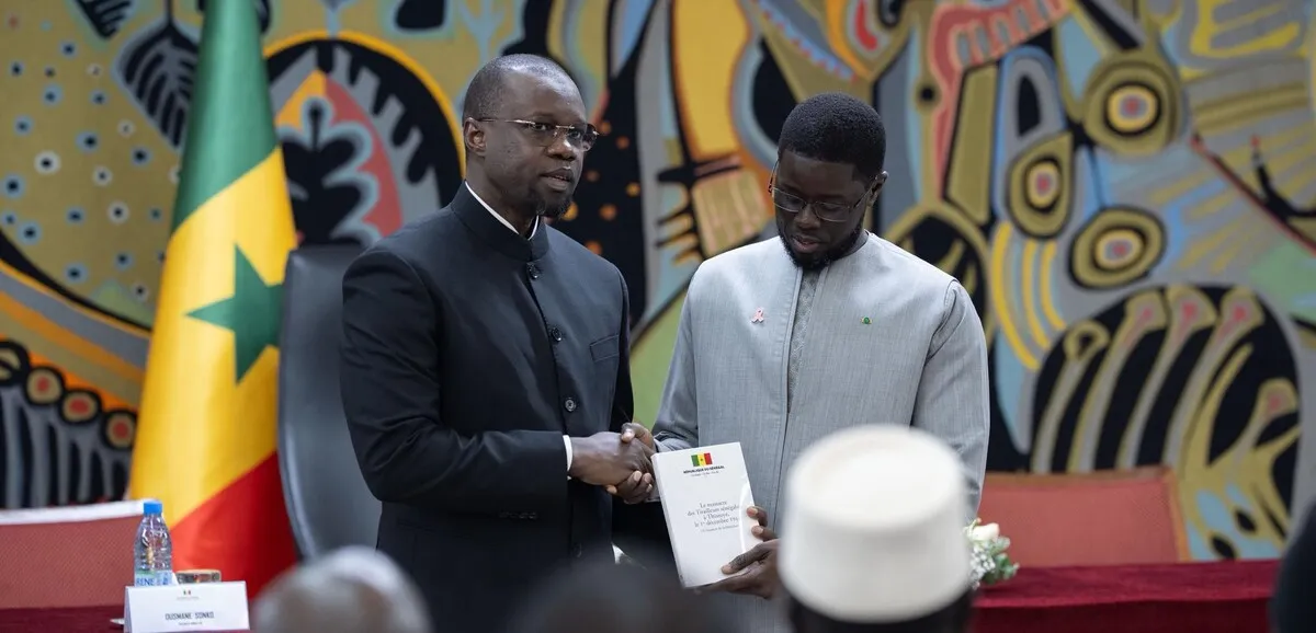 Portrait officiel de Ousmane Sonko, nouveau président de l'Assemblée nationale du Sénégal