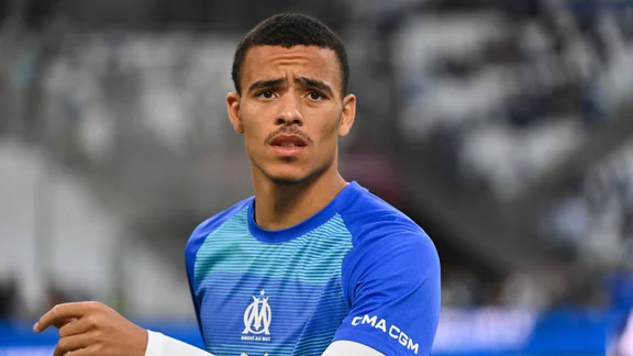 Mason Greenwood lors d'un entraînement
