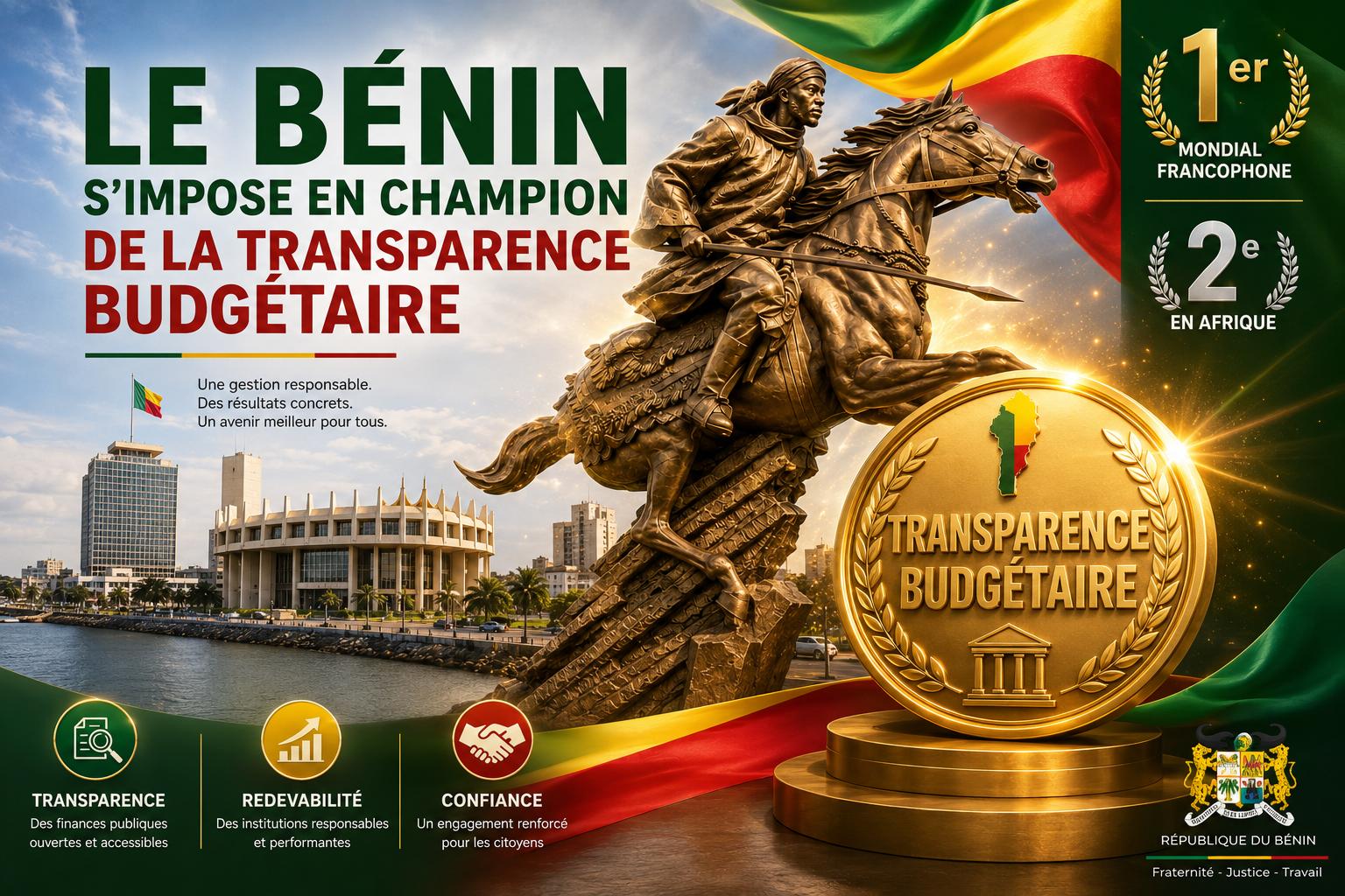 Le Bénin, numéro un mondial en transparence budgétaire : comment le pays a révolutionné sa gestion financière