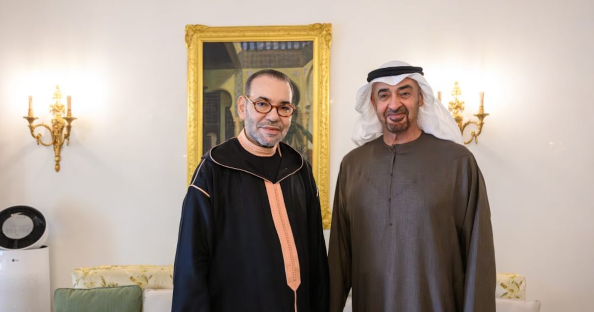 Rencontre historique à Rabat entre mohammed vi et le président émirati