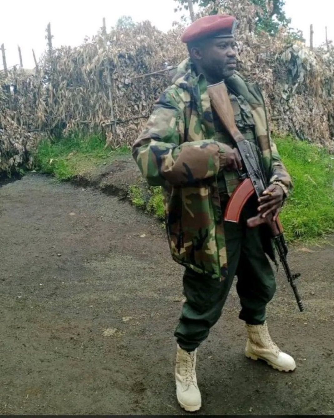Portrait de John Imani Nzenze, figure du M23