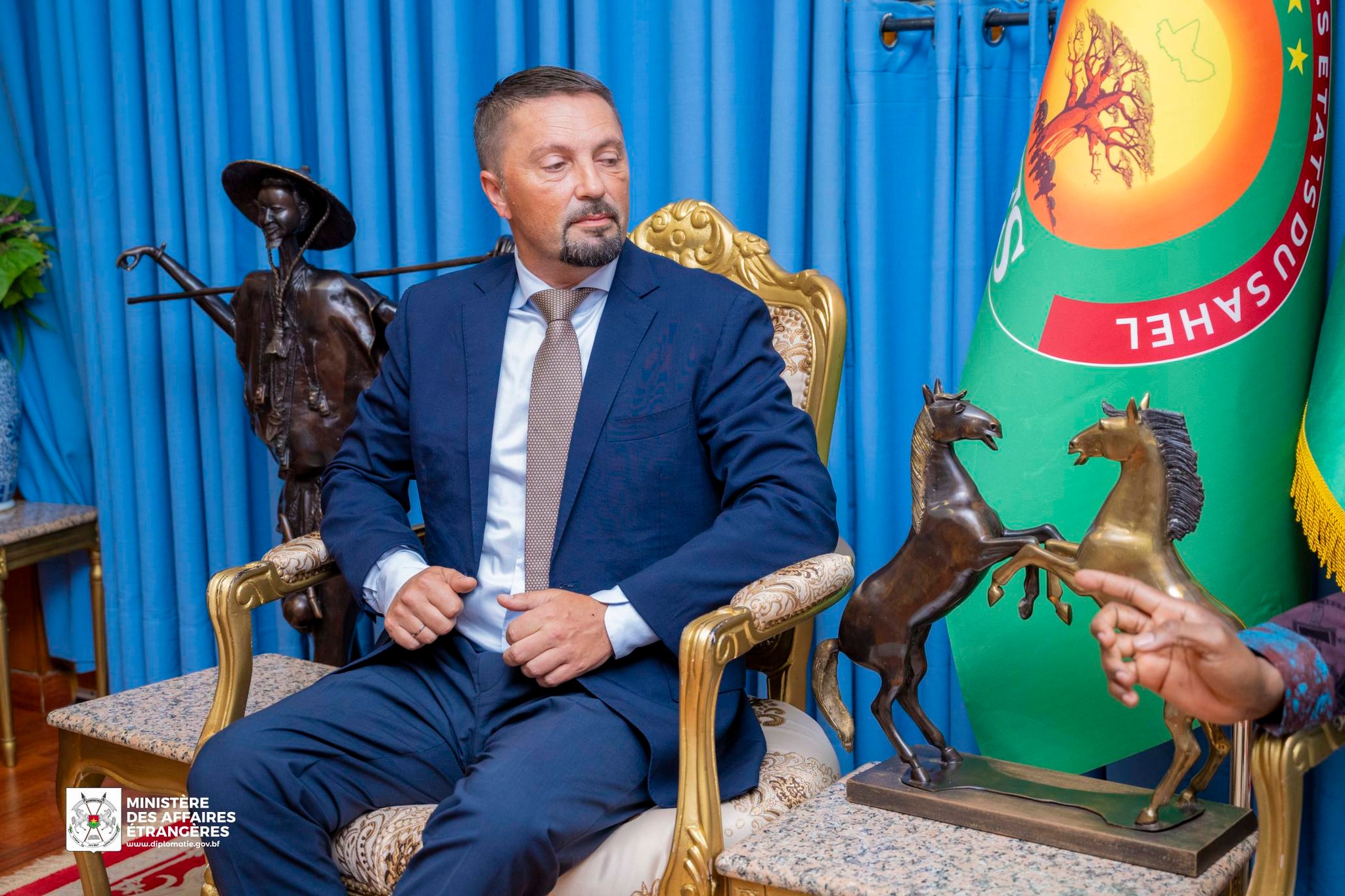 Slavenko Ristic, président-directeur général de Tehnicki Remont Bratunac et président de la Commission Défense et Sécurité du parlement serbe