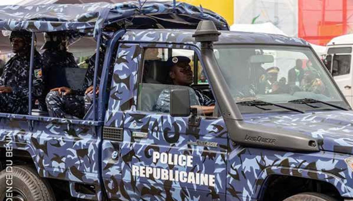 Un véhicule de la police républicaine du Bénin