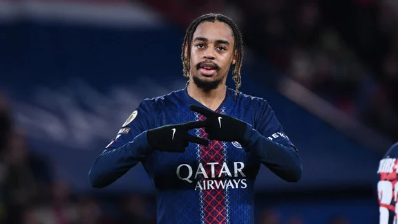 Bradley Barcola, attaquant du Paris Saint-Germain