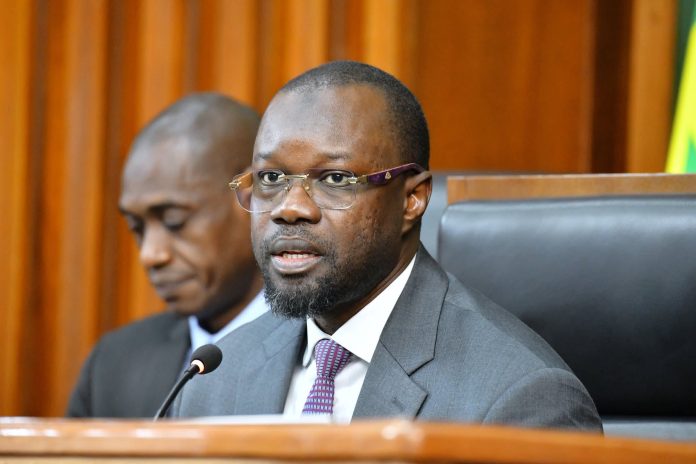 Ousmane Sonko, président de l'Assemblée nationale du Sénégal Ousmane Sonko, président de l'Assemblée nationale du Sénégal