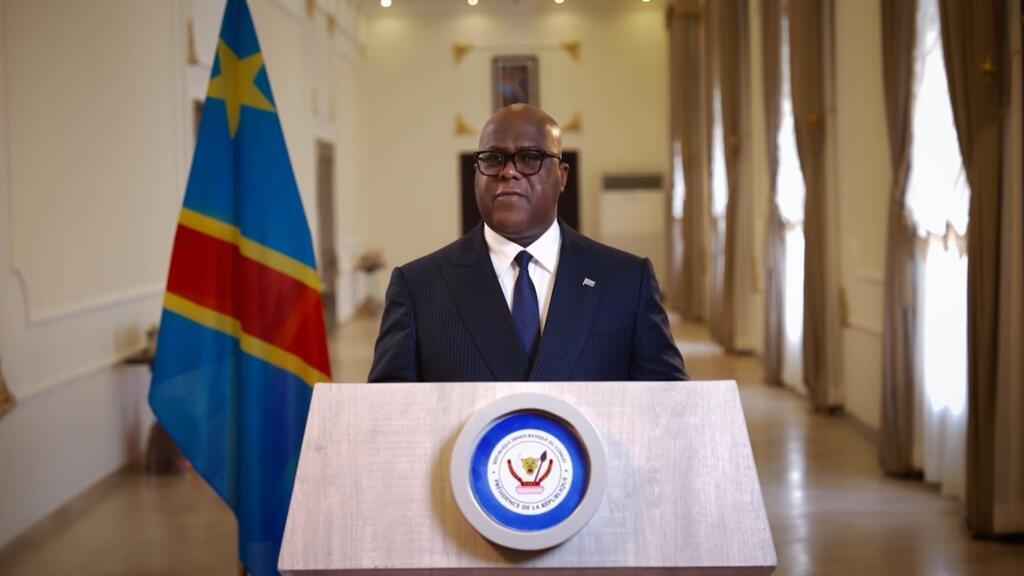 Félix Tshisekedi, président de la RDC, s'adressant à la Nation en juin 2026.