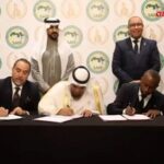 Égypte (Caire): signature de convention entre Docteur LAHEQ AL OTIBI (Union Arabe de Construction et du Développement Immobilier) et Siriki Sangaré (Chambre des promoteurs immobiliers de Côte d’Ivoire)