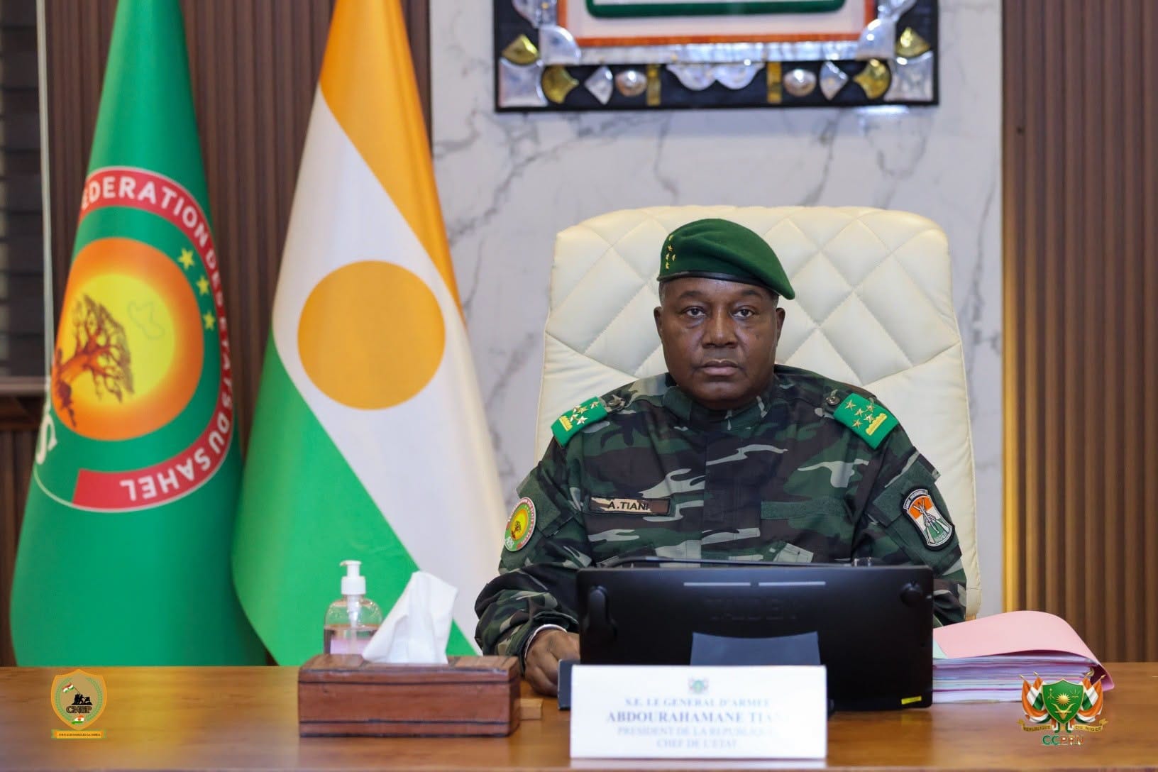 Niger : Tiani remplace le chef d&rsquo;état-major après la mutinerie déjouée