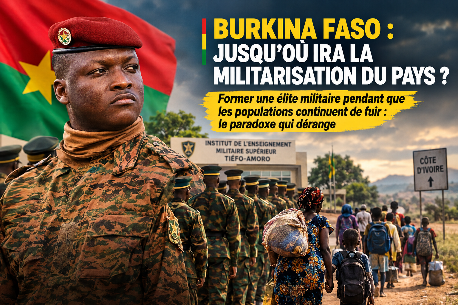 Burkina Faso : après l&rsquo;école militaire, ce que les Burkinabè attendent vraiment