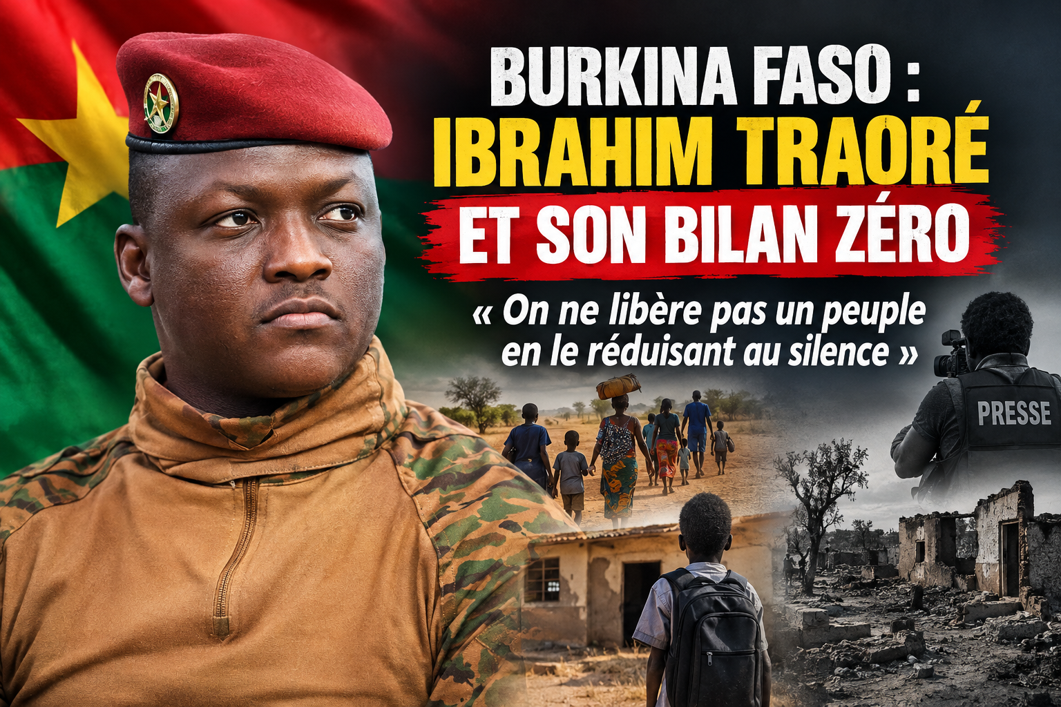 Burkina Faso : le pouvoir d&rsquo;ibrahim traoré face à l&rsquo;épreuve des vies brisées
